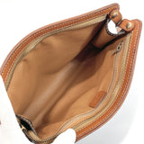 CELINE business bag Macadam vintage PVC/leather Brown mens Used