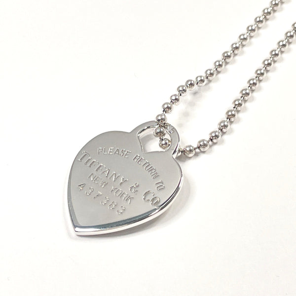 TIFFANY&Co. Necklace Return to heart Tag Necklace Silver925 Silver Women Used