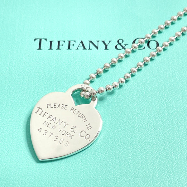 TIFFANY&Co. Necklace Return to heart Tag Necklace Silver925 Silver Women Used