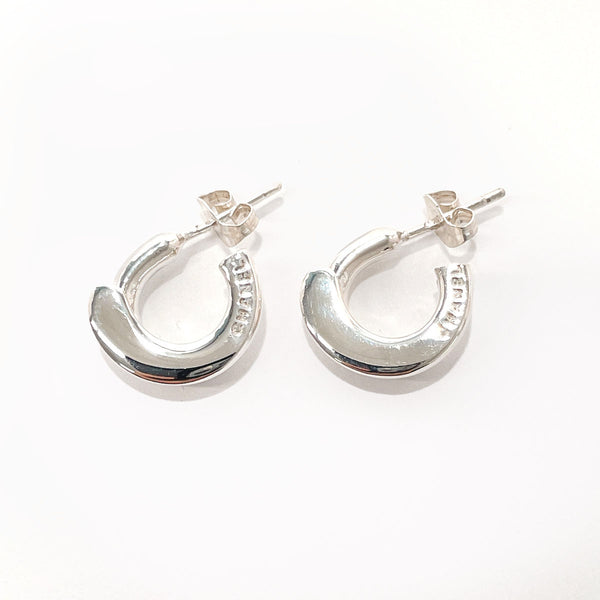 CHANEL earring logo Silver925 Silver Women Used