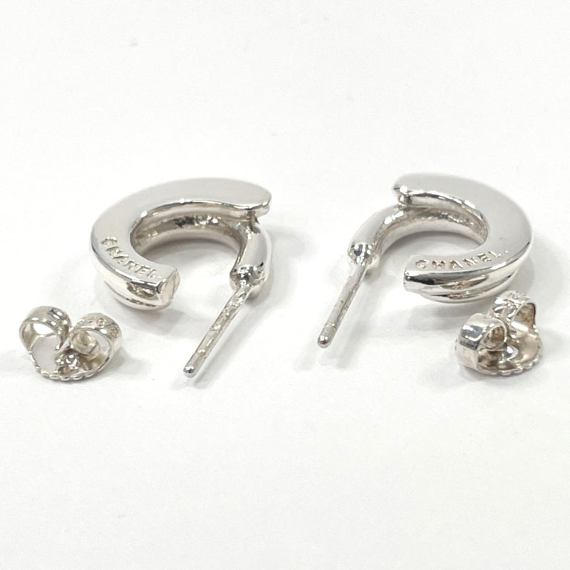 Sterling Silver Chanel Earrings 