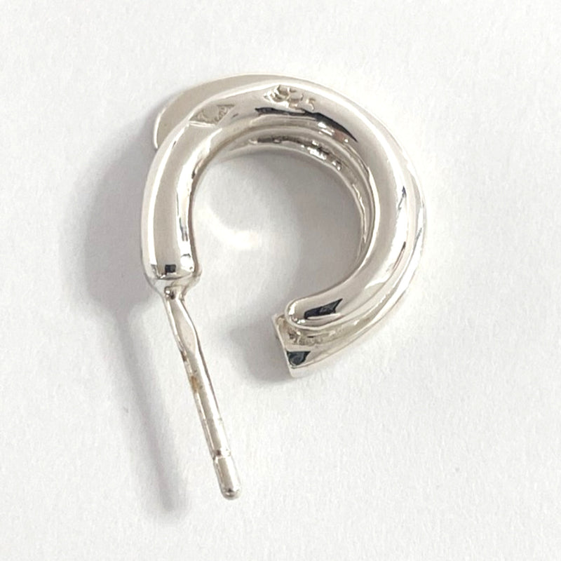CHANEL earring logo Silver925 Silver Women Used –