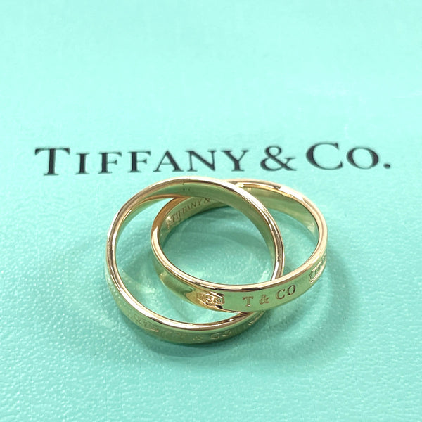 TIFFANY&Co. Ring 1837 Interlocking K18 Gold #11(JP Size) gold Women Used