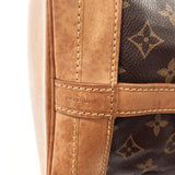 LOUIS VUITTON Shoulder Bag M42224 Noe Monogram canvas/Leather Brown Women Used