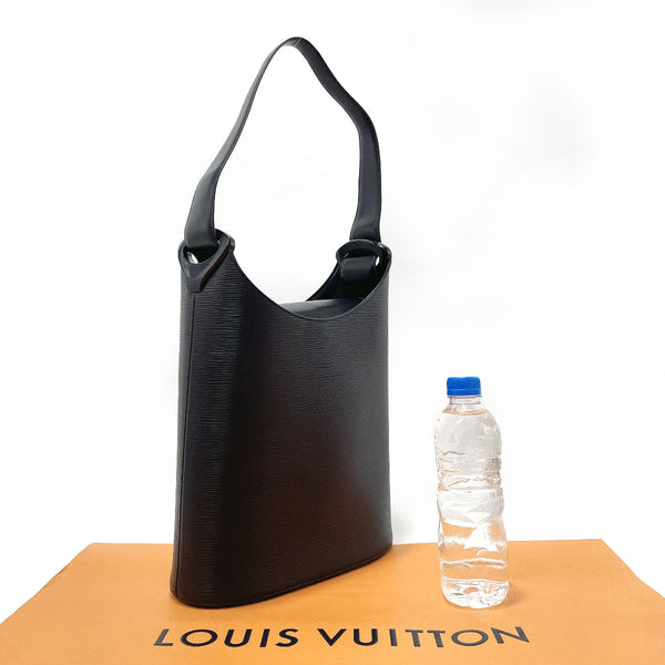 LOUIS VUITTON Shoulder Bag M52812 Verso Epi Leather Black Women Used