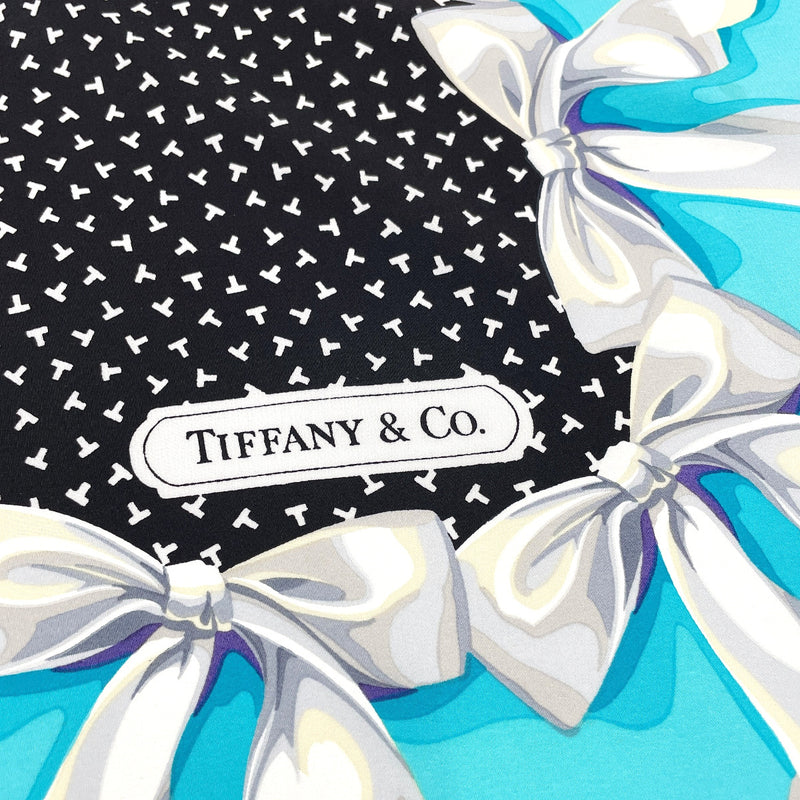 TIFFANY&Co. scarf ribbon silk blue blue Women Used