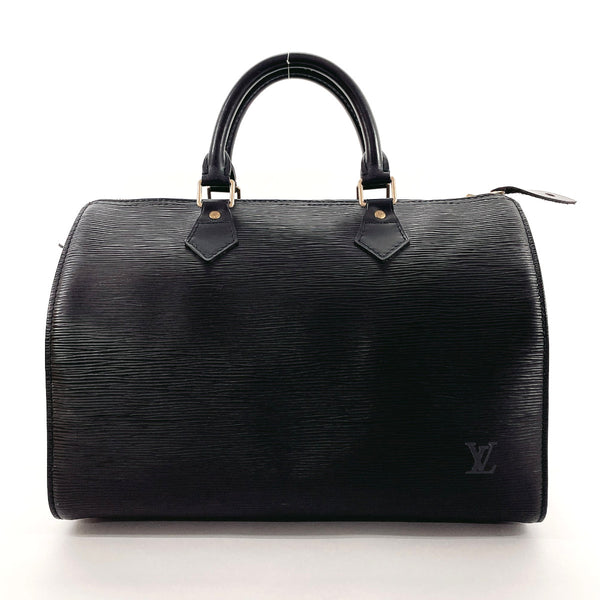 Louis Vuitton Epi Speedy 30 M59022 Black Leather Pony-style