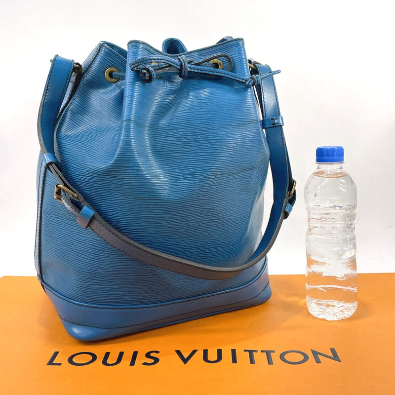 LOUIS VUITTON Shoulder Bag M44005 Noe Epi Leather blue blue Women