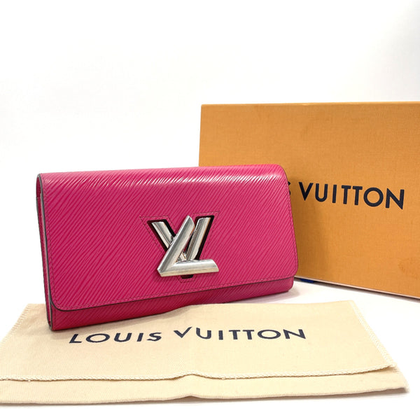 LOUIS VUITTON purse M62362 Portefeiulle twist Epi Leather pink pink Women Used