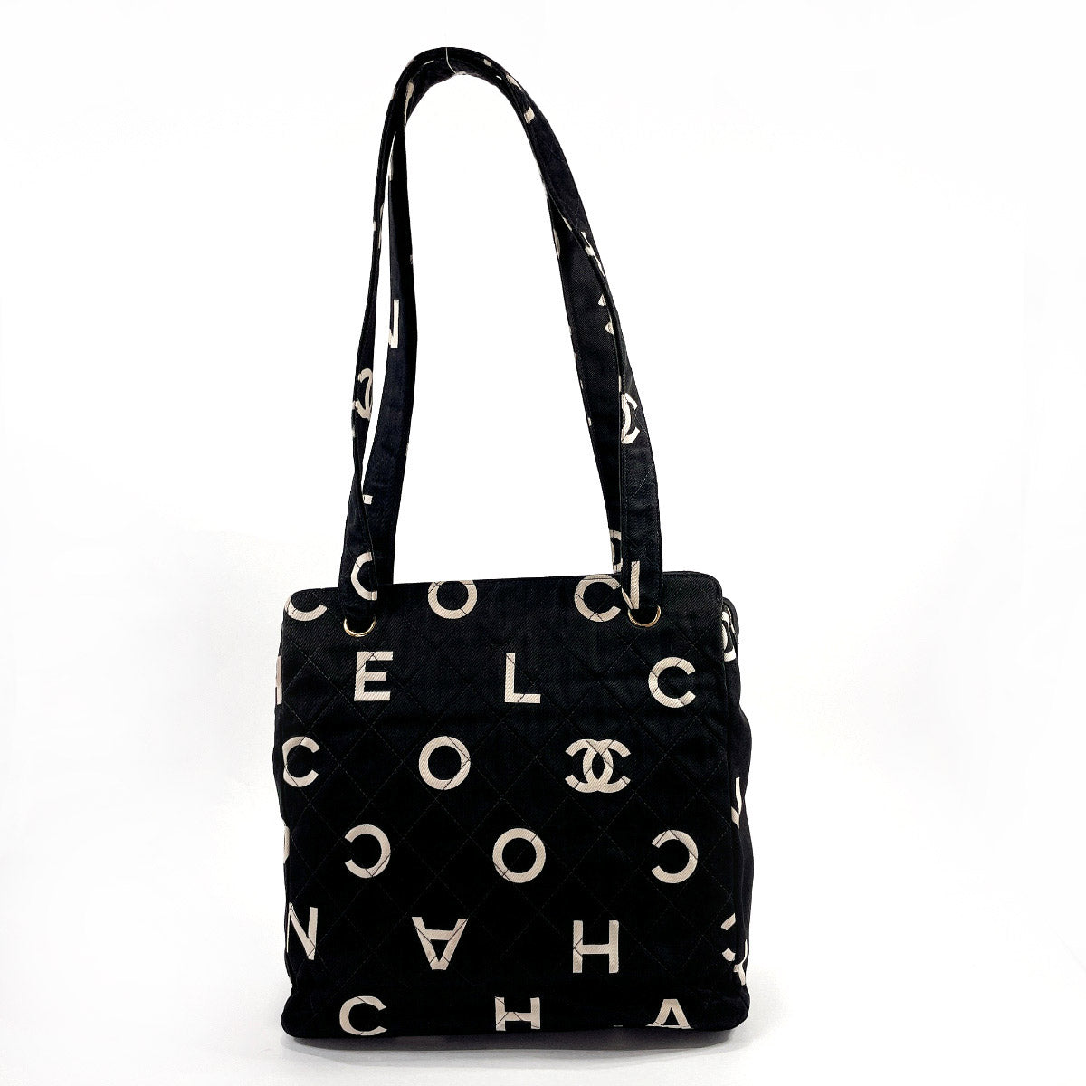 [Used] Chanel / CHANEL Coco Mark Drawstring One Shoulder Shoulder Bag 4th  Patent Leather Black Ladies Kabukiya ref.429458 - Joli Closet