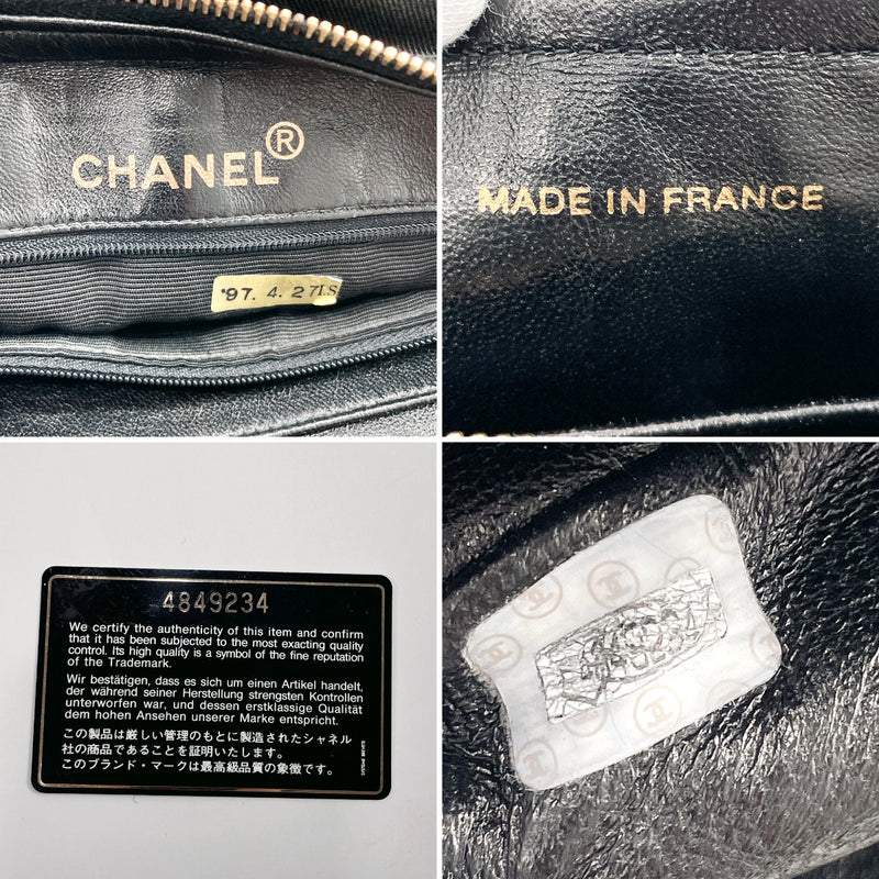 CHANEL, Bags, Chanel Precision Cocomark Shoulder Bag Pile Gray White  Silver Hardware