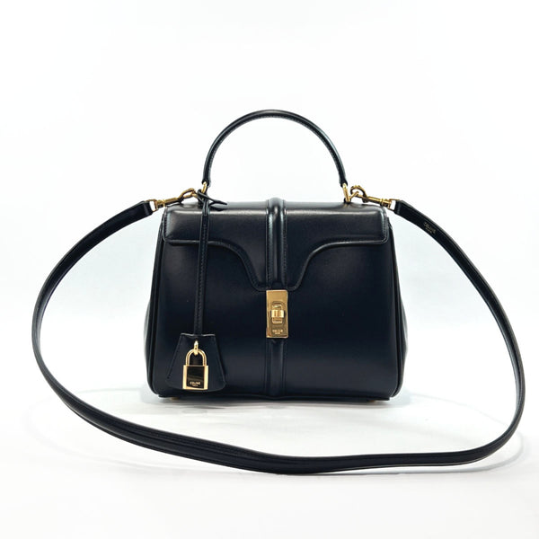 CELINE Handbag 188003BEY.38NO 16 (Saize) Small Calfskin Black 41054 Women Used