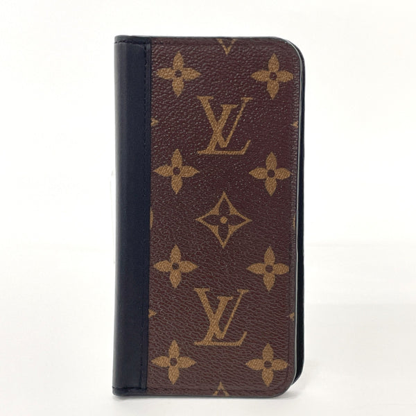 LOUIS VUITTON Other accessories M68687 iPhone case X/XS Monogram macacer Brown unisex Used