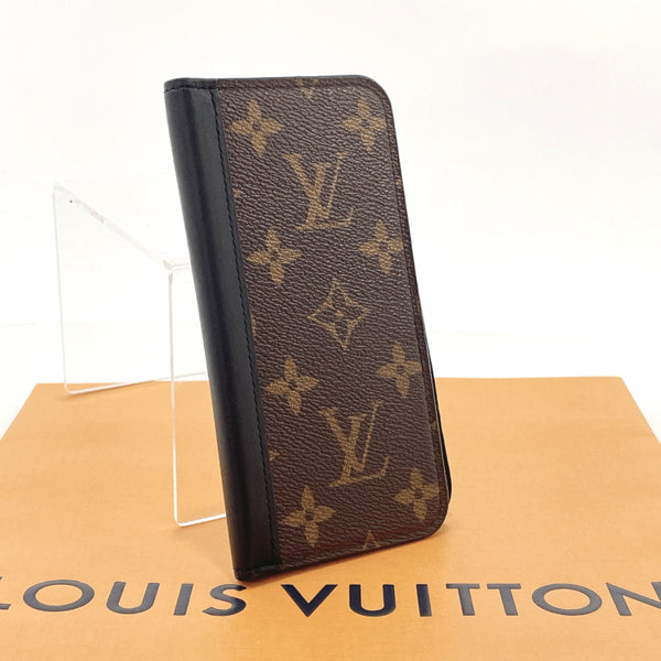 LOUIS VUITTON Other accessories M68687 iPhone case X/XS Monogram macacer Brown unisex Used