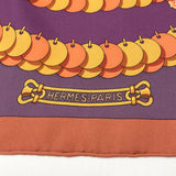 HERMES scarf Carre90 KOSMIMA Universe silk purple purple Women Used