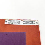 HERMES scarf Carre90 KOSMIMA Universe silk purple purple Women Used