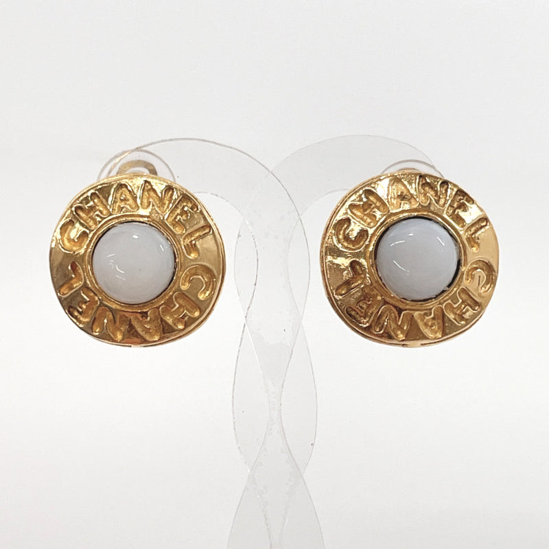 CHANEL Earring metal gold Women Used