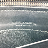 BOTTEGAVENETA purse Intrecciato Zip Around leather Black mens Used