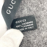 GUCCI Scarf Ka Stains gray unisex Used