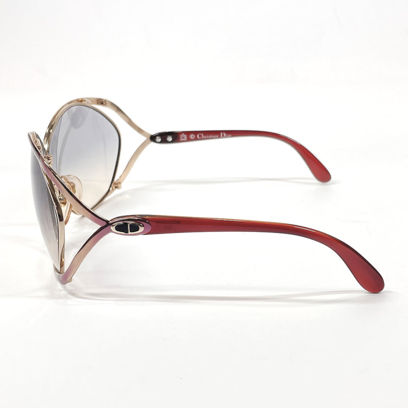 Christian Dior sunglasses Synthetic resin wine-red wine-red Women Used