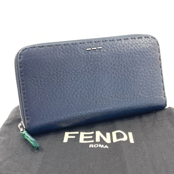 FENDI purse 7M0210 Celeria leather Navy Navy unisex Used