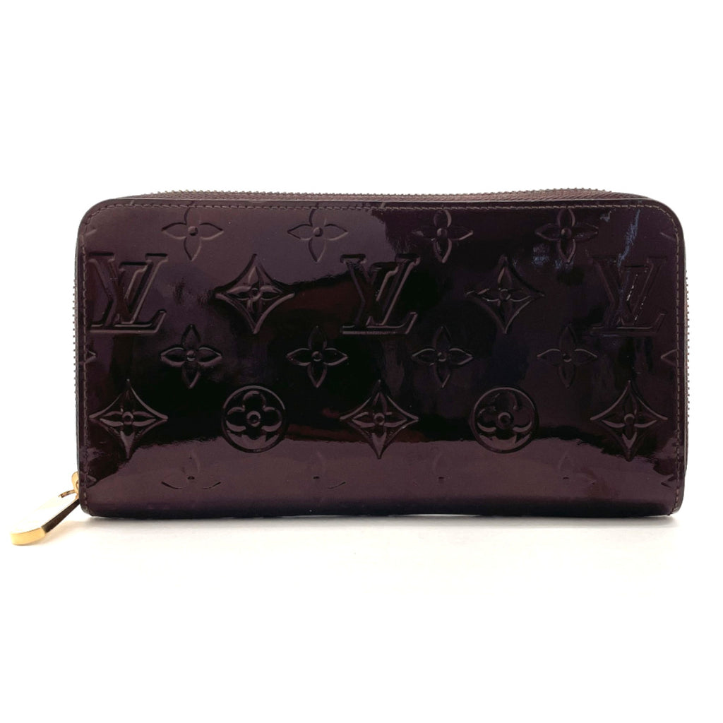 LOUIS VUITTON purse M93522 Zippy wallet Monogram Vernis Bordeaux