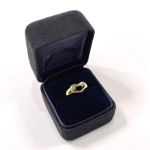 TIFFANY&Co. Ring Open heart Elsa Peretti K18 Gold #11(JP Size) gold Women Used
