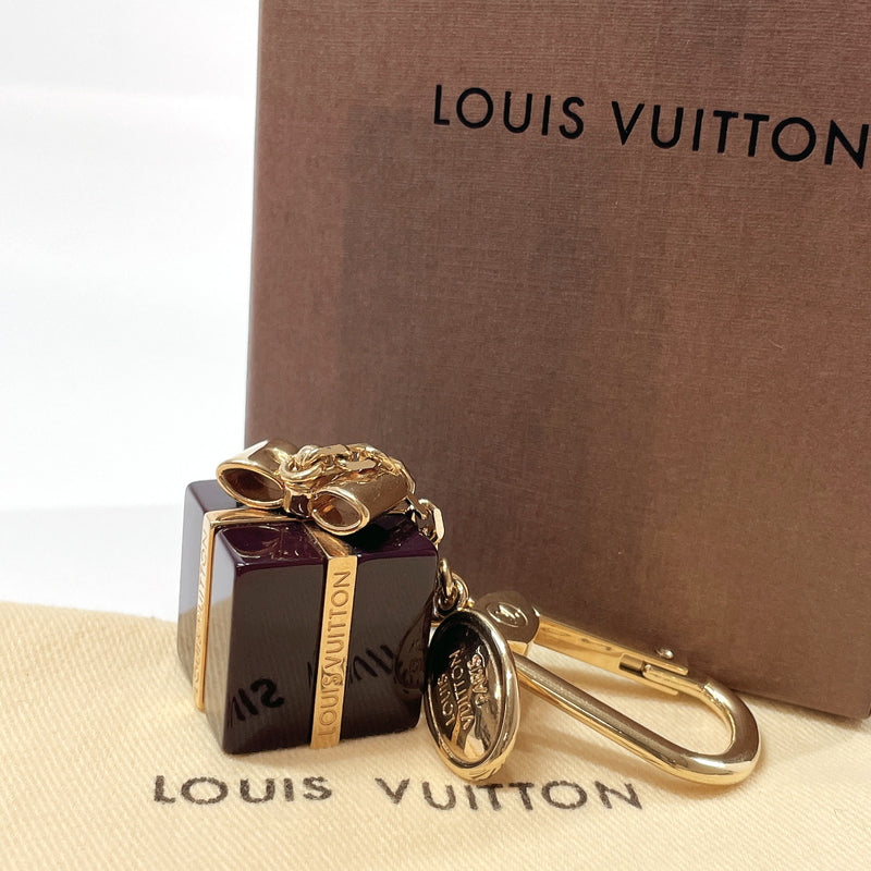 LOUIS VUITTON charm M66240 Bijou Sac Sa Platize Platstick/Gold Plated Bordeaux Bordeaux Women Used