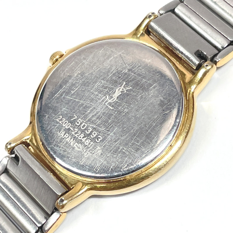 YVES SAINT LAURENT Watches Stainless Steel/Stainless Steel Silver Silver Women Used