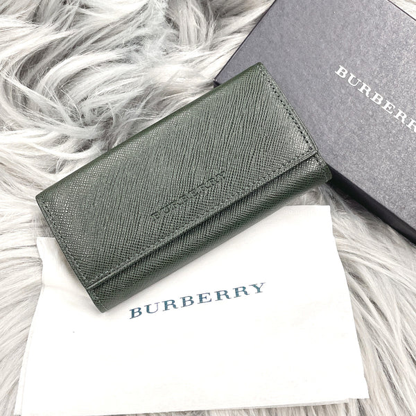 BURBERRY Long wallet Long Wallet Leather Gold