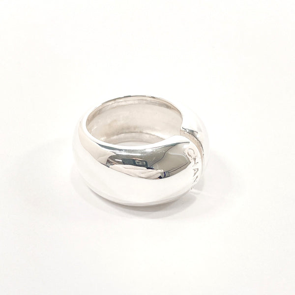 CHANEL Ring logo Silver925 #12(JP Size) Silver Women Used