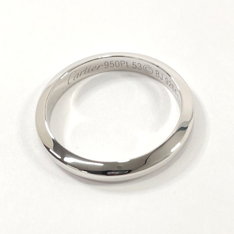 CARTIER Ring Pt950Platinum #12(JP Size) Silver Women Used
