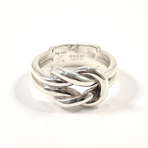 GUCCI Ring Knot infinity Silver925 #9(JP Size) Silver Women Used