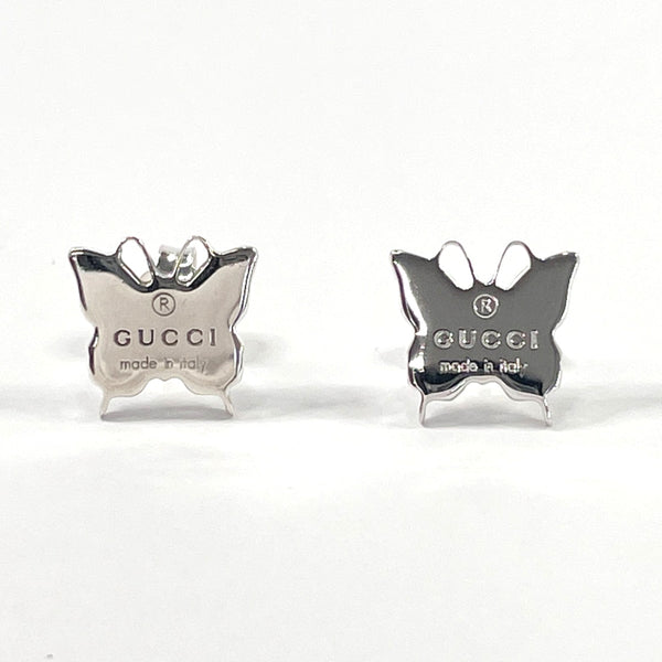Gucci Crystal Studded Butterfly Earrings in Metallic | Lyst