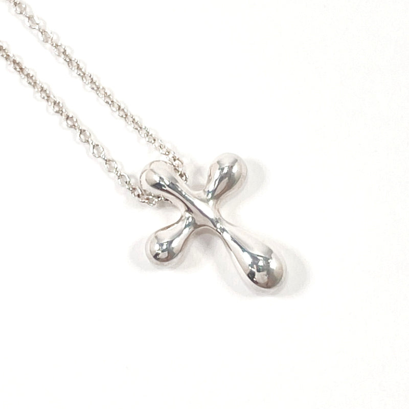 TIFFANY&Co. Necklace Cross mini El Saperetti Silver925 Silver Women Used