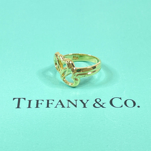 TIFFANY&Co. Ring Triple open heart K18 Gold #7.5(JP Size) gold Women Used
