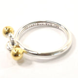 TIFFANY&Co. Ring Love knot Silver925/K18 Gold #10(JP Size) Silver Silver Women Used