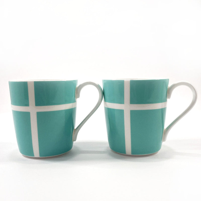 TIFFANY&Co. Mug blue box mug pair Pottery blue Women Used