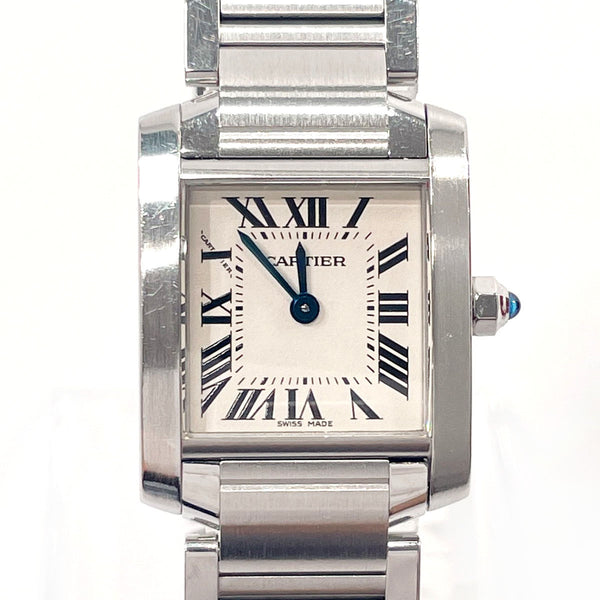 CARTIER Watches W51008Q3 Tank francaise SM Stainless Steel/Stainless Steel Silver Women Used