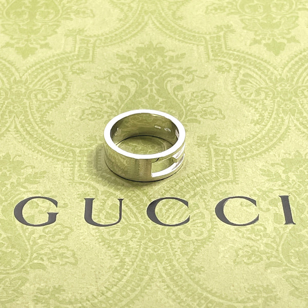 GUCCI Ring Branded Cutout G Silver925 #16(JP Size) Silver unisex Used