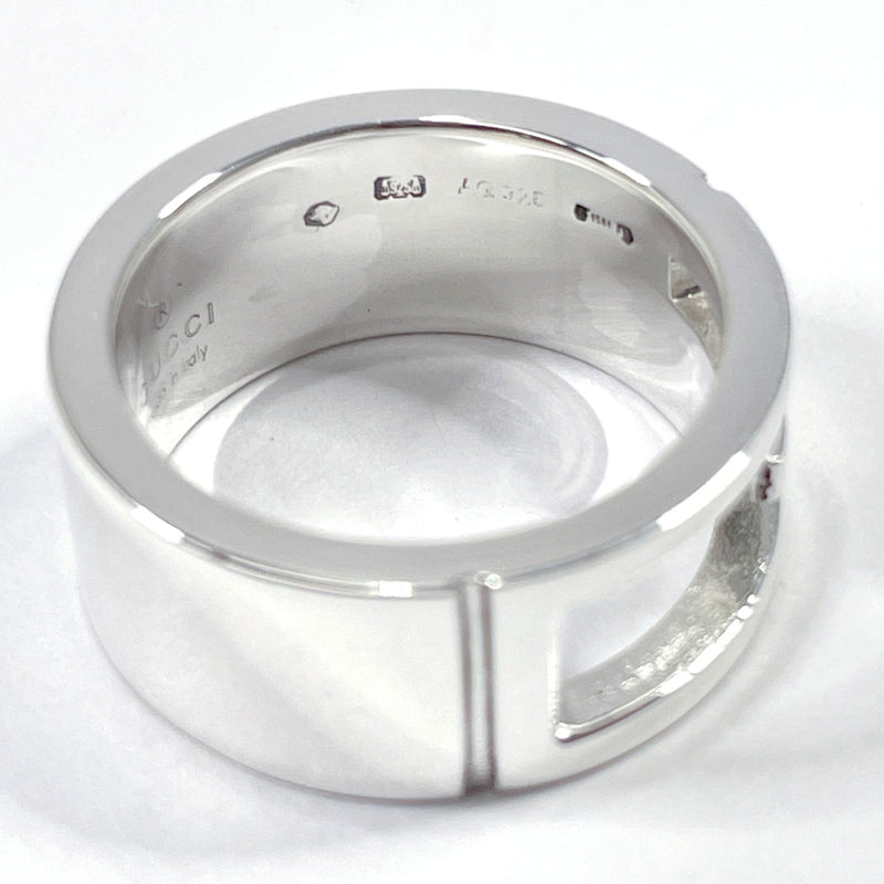GUCCI Ring Branded Cutout G Silver925 #8.5(JP Size) Silver Women 