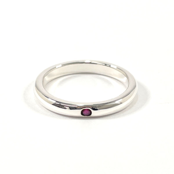 TIFFANY&Co. Ring Stacking band El Saperetti Silver925/Ruby #8.5(JP Size) Silver Women Used