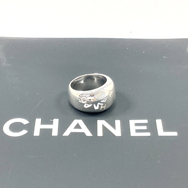 CHANEL Ring logo Silver925 #15(JP Size) Silver Women Used