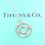 TIFFANY&Co. Necklace Atlas Open Medallion Silver925 Silver Women Used