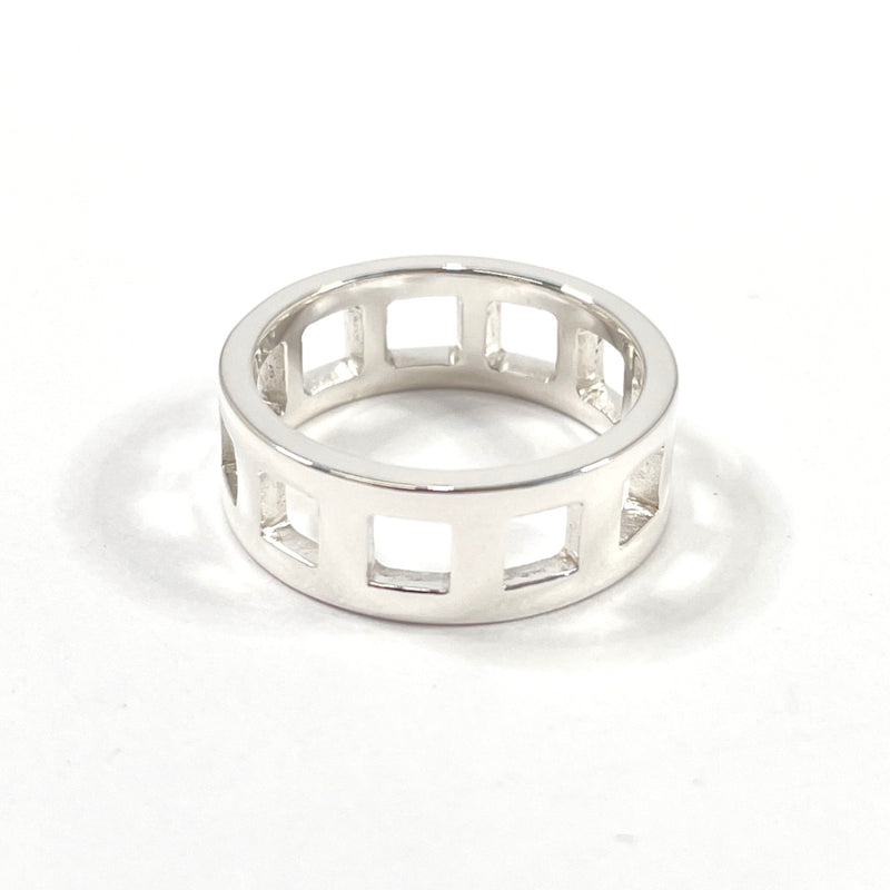 GUCCI Ring open square Silver925 #14(JP Size) Silver Women Used