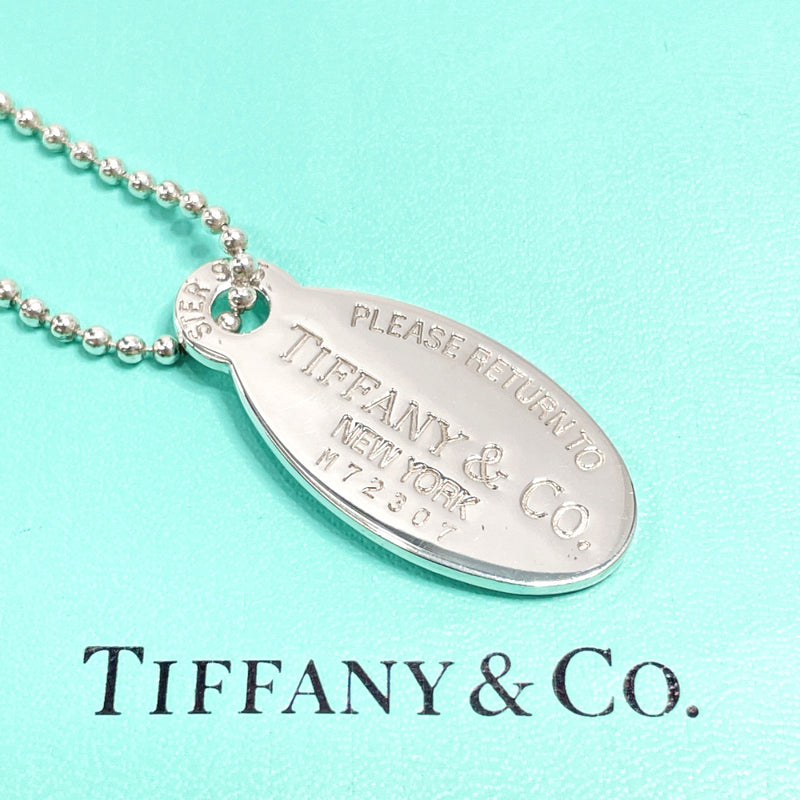 TIFFANY & CO. Return to Tiffany Oval Tag Necklace 15