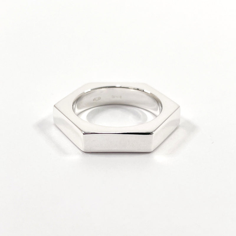 GUCCI Ring Hexagon Silver925 #9(JP Size) Silver Women Used
