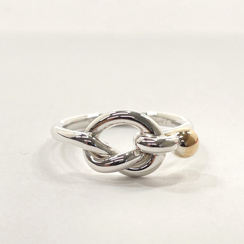 TIFFANY&Co. Ring Love knot Silver925/K18 yellow gold #9(JP Size) Silver  Silver Women Used