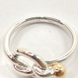 TIFFANY&Co. Ring Love knot Silver925/K18 yellow gold #9(JP Size) Silver Silver Women Used