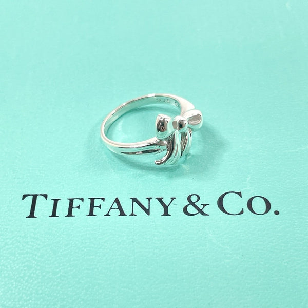 TIFFANY&Co. Ring ribbon Silver925 #8(JP Size) Silver Women Used